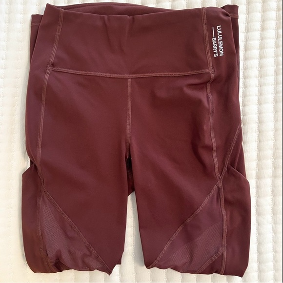 Lululemon X Barry’s Stronger as One High Rise Tight in Midnight Maroon, Size 4 - Picture 13 of 14